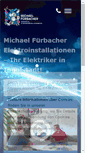 Mobile Screenshot of elektro-fuerbacher.de