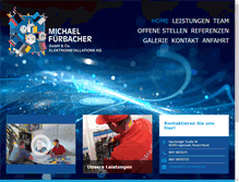Tablet Screenshot of elektro-fuerbacher.de